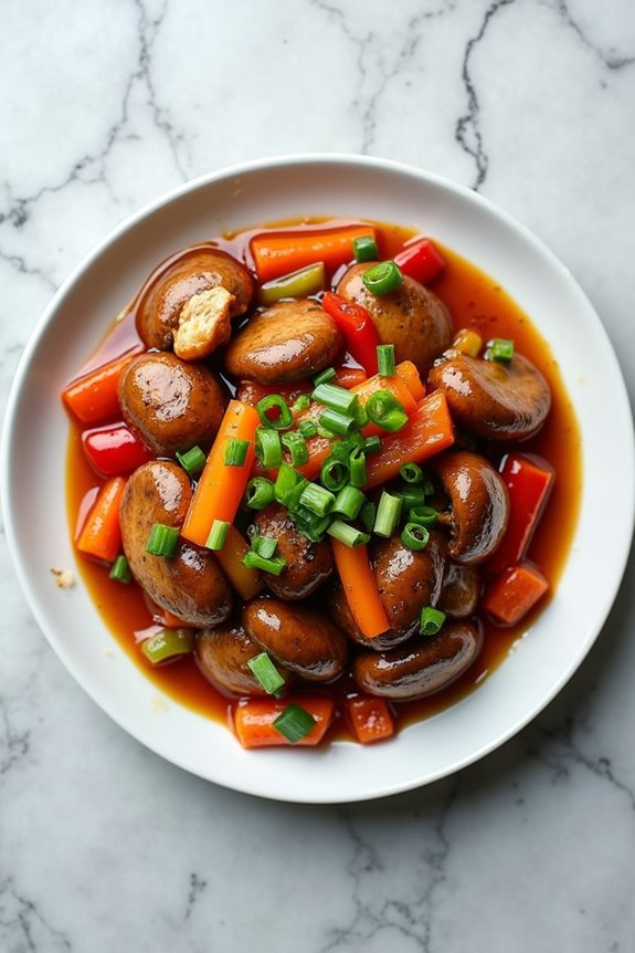 mushroom stir fry recipe