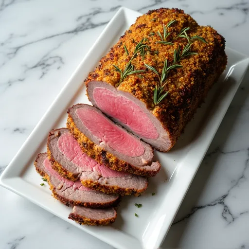 Mustard and Thyme Crusted Prime Rib