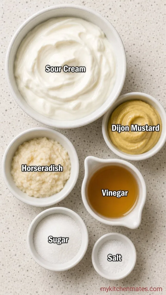 5-Minute Mustard Sauce for Corned Beef Ingredients