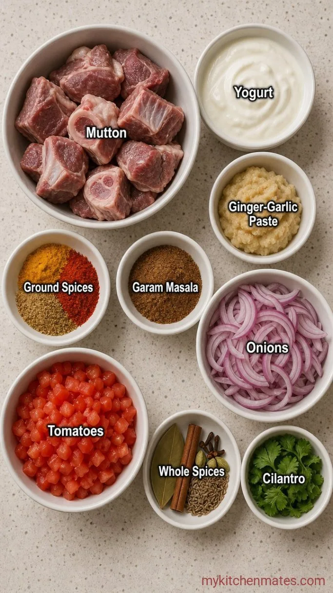 Mutton Indian Gravy: Tender and Aromatic Ingredients