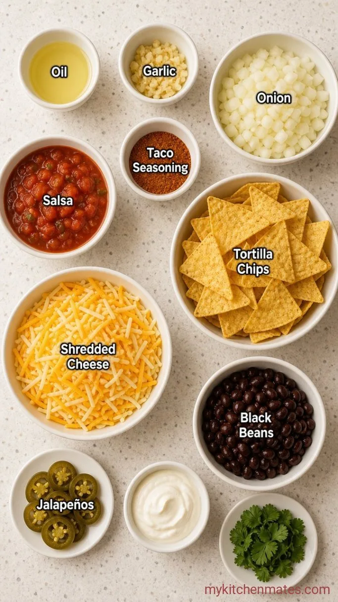 Loaded Nachos Con Carne (Sheet Pan Dinner) Ingredients