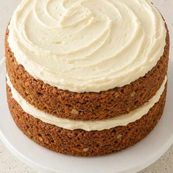 Moist Naked Carrot Cake with Cream Cheese Frosting Naked Carrot Cake