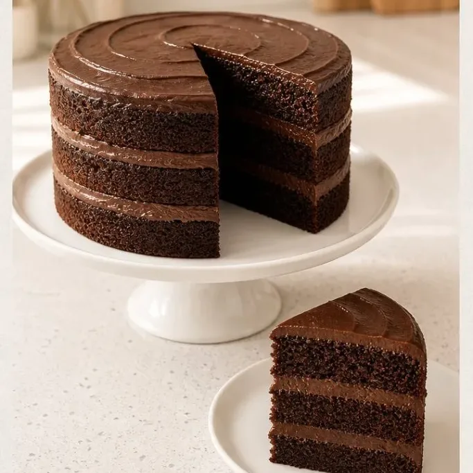 Naked Chocolate Cake