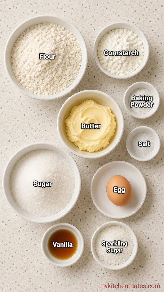 Sparkly New Year’s Sugar Cookies Ingredients