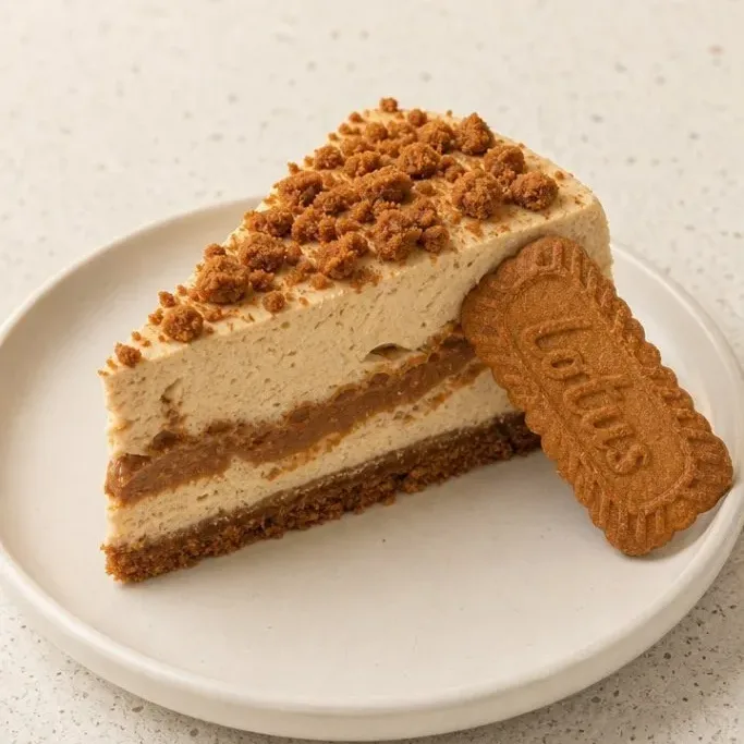 No Bake Biscoff Cheesecake
