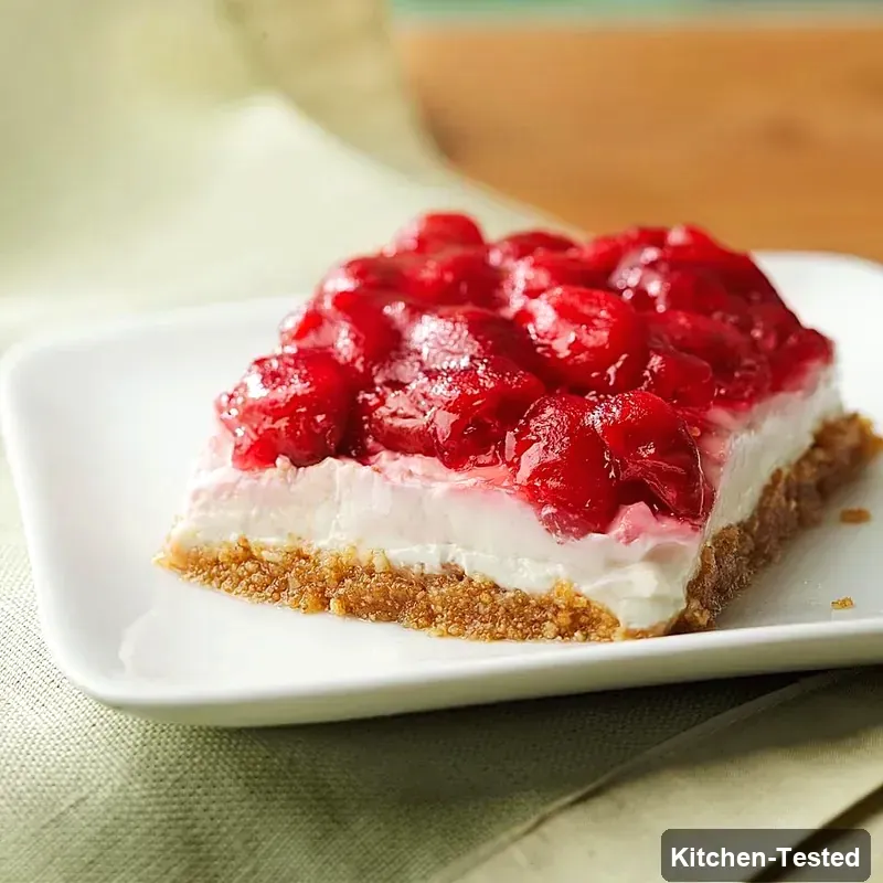 No-Bake Cherry Cheesecake no bake cherry cheesecake