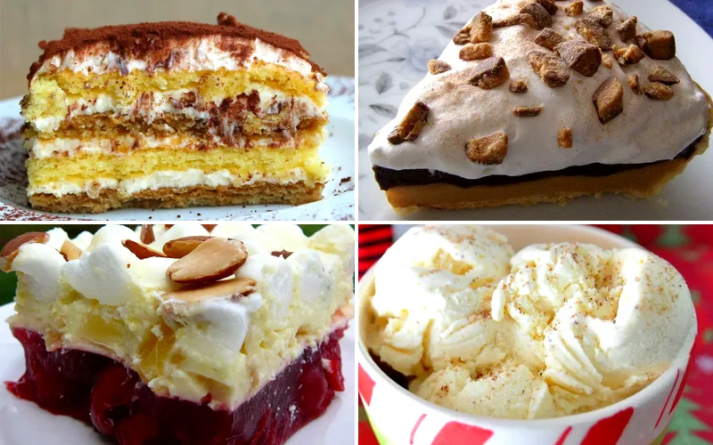 14 Easy No-Bake Holiday Treats for Baking-Free Christmas no bake christmas desserts featured