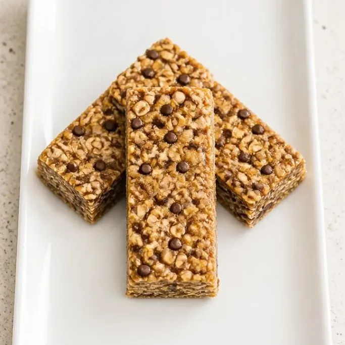Chewy No-Bake Peanut Butter Chocolate Chip Granola Bars No Bake Granola Bars
