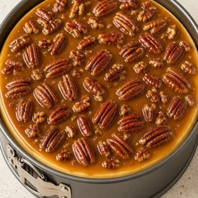 No Bake Pecan Pie Cheesecake