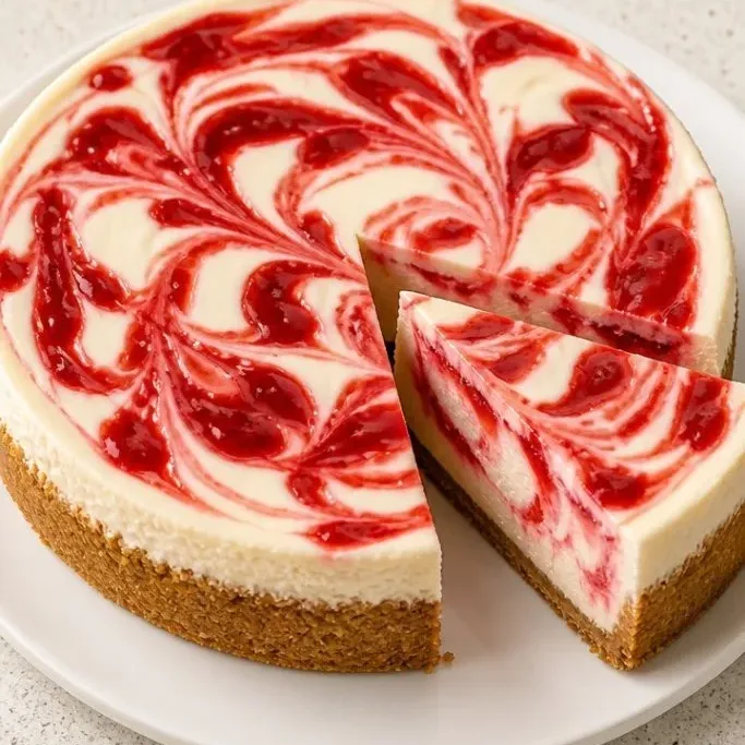 No Bake Strawberry Cheesecake