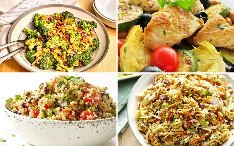24 Fresh Salad Ideas That Skip Lettuce But Keep Flavor no lettuce salad recipes featured