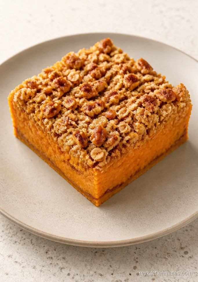 Oat Crumble Sweet Potato Casserole