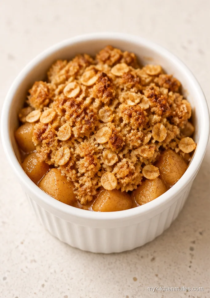 13 Sourdough Discard Apple Recipes for Cozy Fall Baking Oat Topped Sourdough Discard Apple Crisp