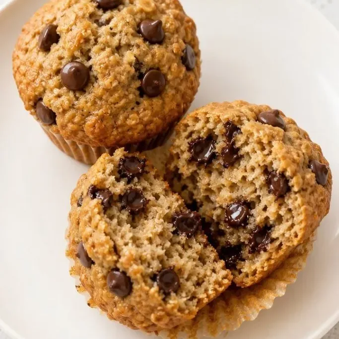 Oatmeal Chocolate Chip Muffins