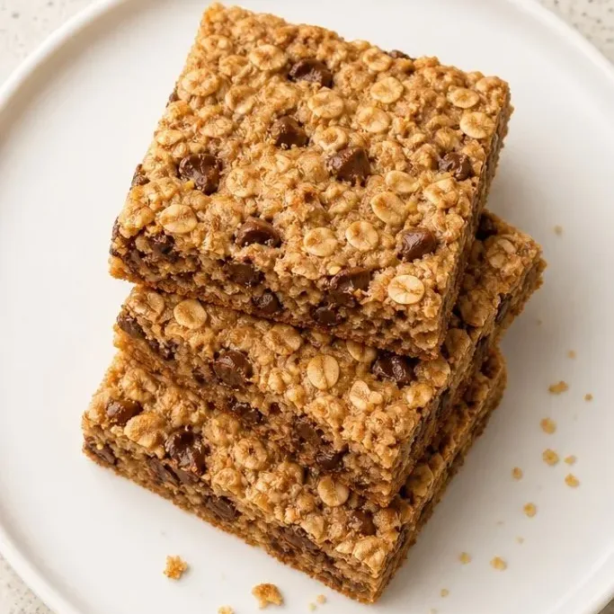 One-Bowl Soft Oatmeal Cookie Bars Oatmeal Cookie Bars