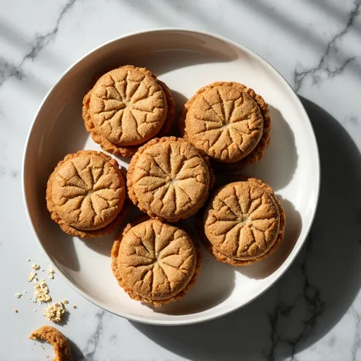 Oatmeal Peanut Butter Cookie Sandwiches