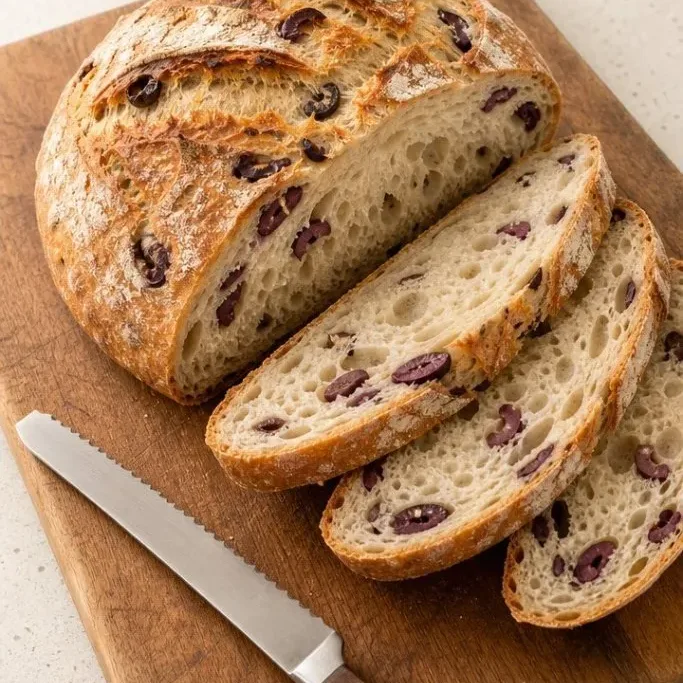 Olive Sourdough Bread