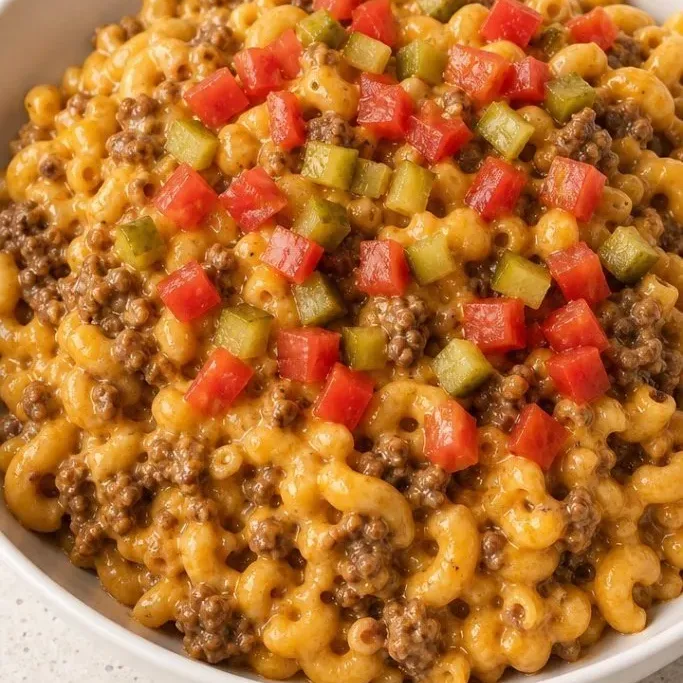 One Pot Cheeseburger Pasta