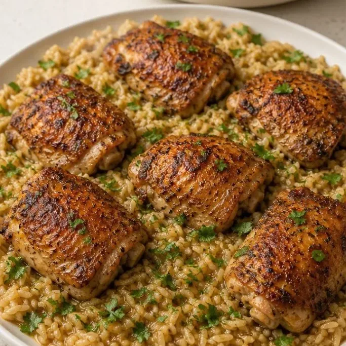 One-Pot Chicken and Rice with Crispy Skin One Pot Chicken And Rice