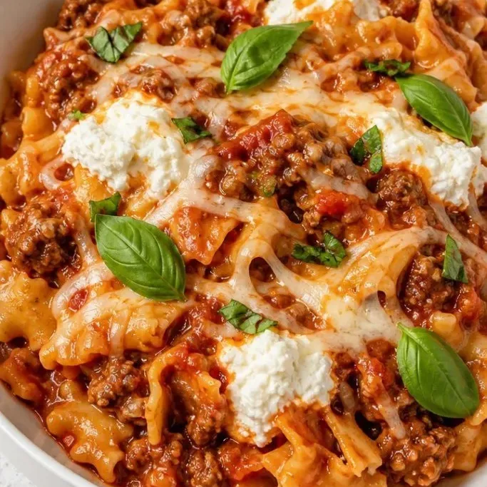 One Pot Lasagna Pasta
