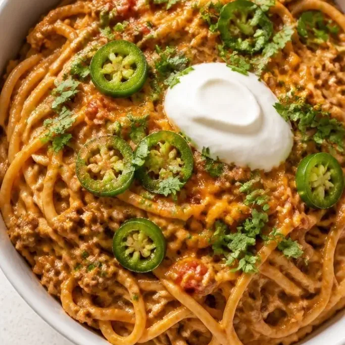 30-Minute One Pot Taco Spaghetti One Pot Taco Spaghetti