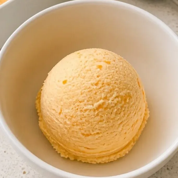 3-Ingredient No-Churn Orange Ice Cream Orange Ice Cream