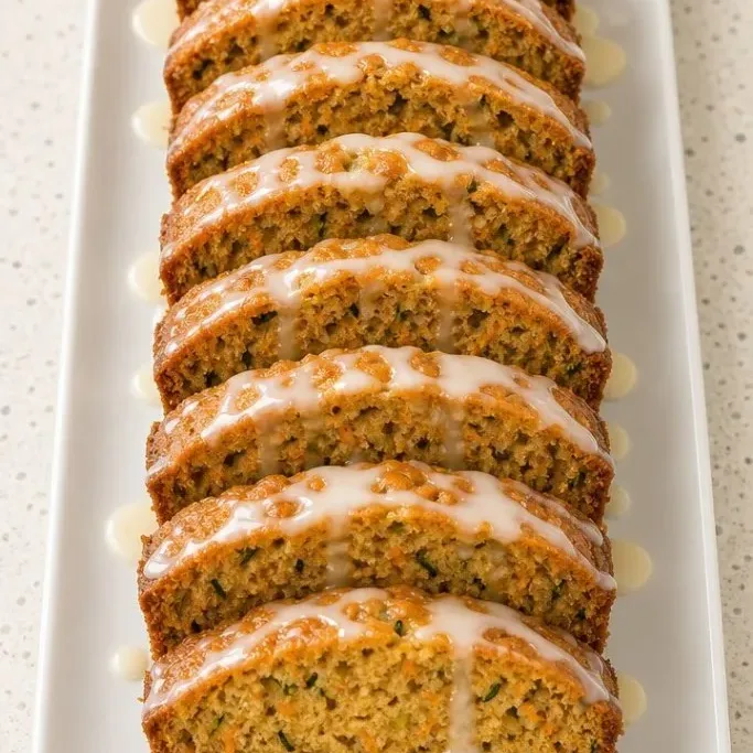 Moist Orange Zucchini Bread with a Bright Glaze Orange Zucchini Bread