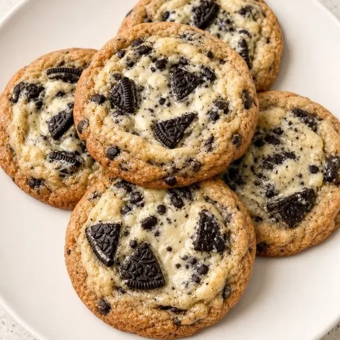 Soft and Chewy Oreo Cheesecake Cookies Oreo Cheesecake Cookies