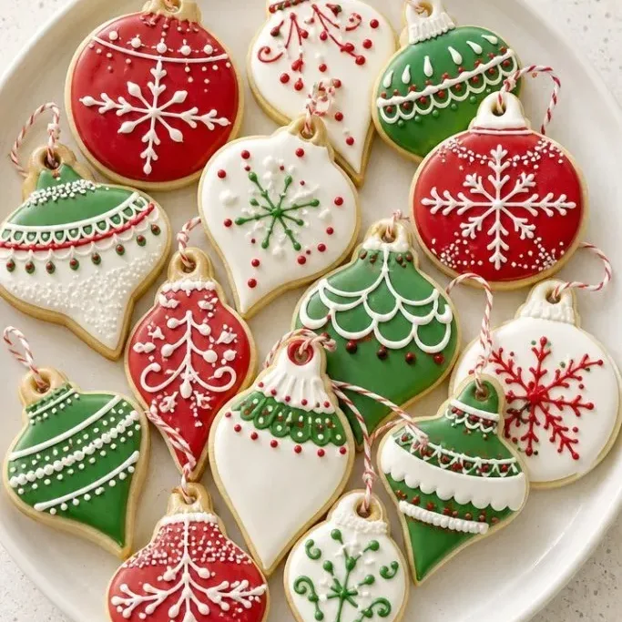 No-Spread Ornament Sugar Cookies Ornament Sugar Cookies