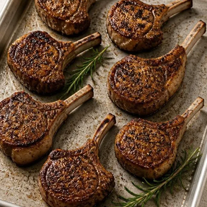 Oven Baked Lamb Chops