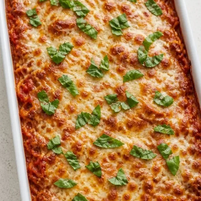 Oven Baked Spaghetti