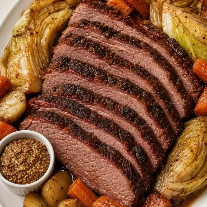 Oven Corned Beef And Cabbage