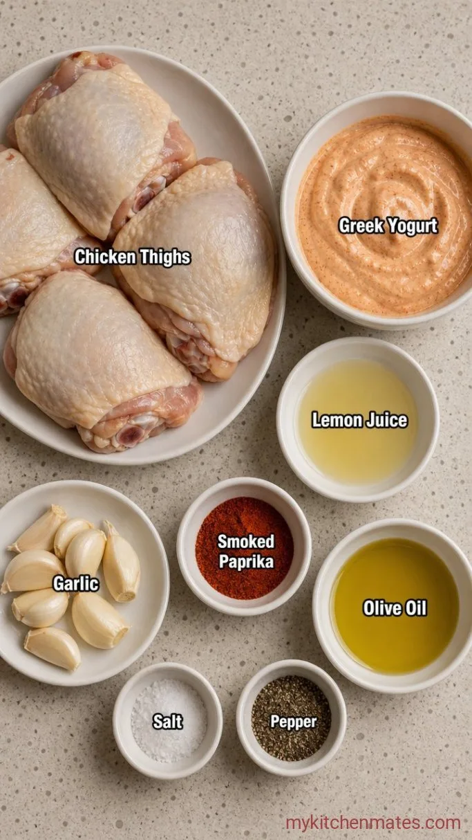 Juicy Oven-Grilled Chicken (No Grill Needed) Ingredients