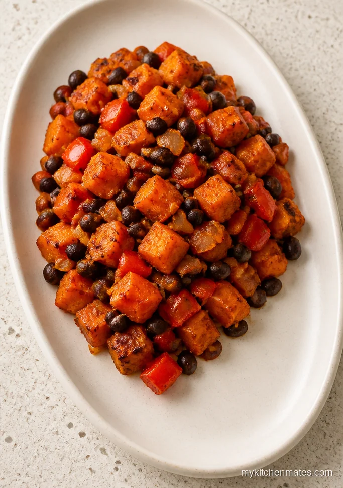 Overnight Sweet Potato Black Bean Hash