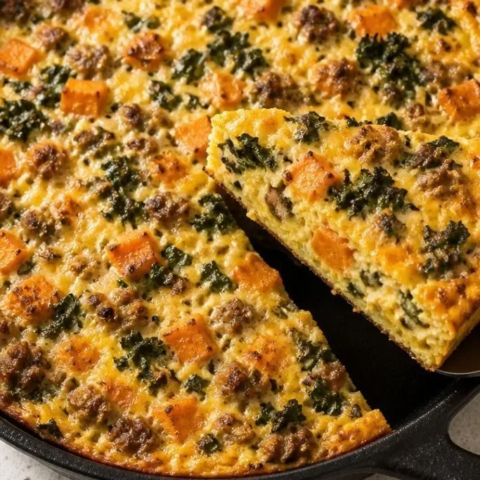 Make-Ahead Paleo Breakfast Casserole with Sausage and Sweet Potatoes Paleo Breakfast Casserole