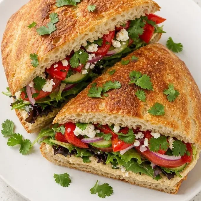 Panera Mediterranean Veggie Sandwich (Copycat Recipe) Panera Mediterranean Veggie Sandwich