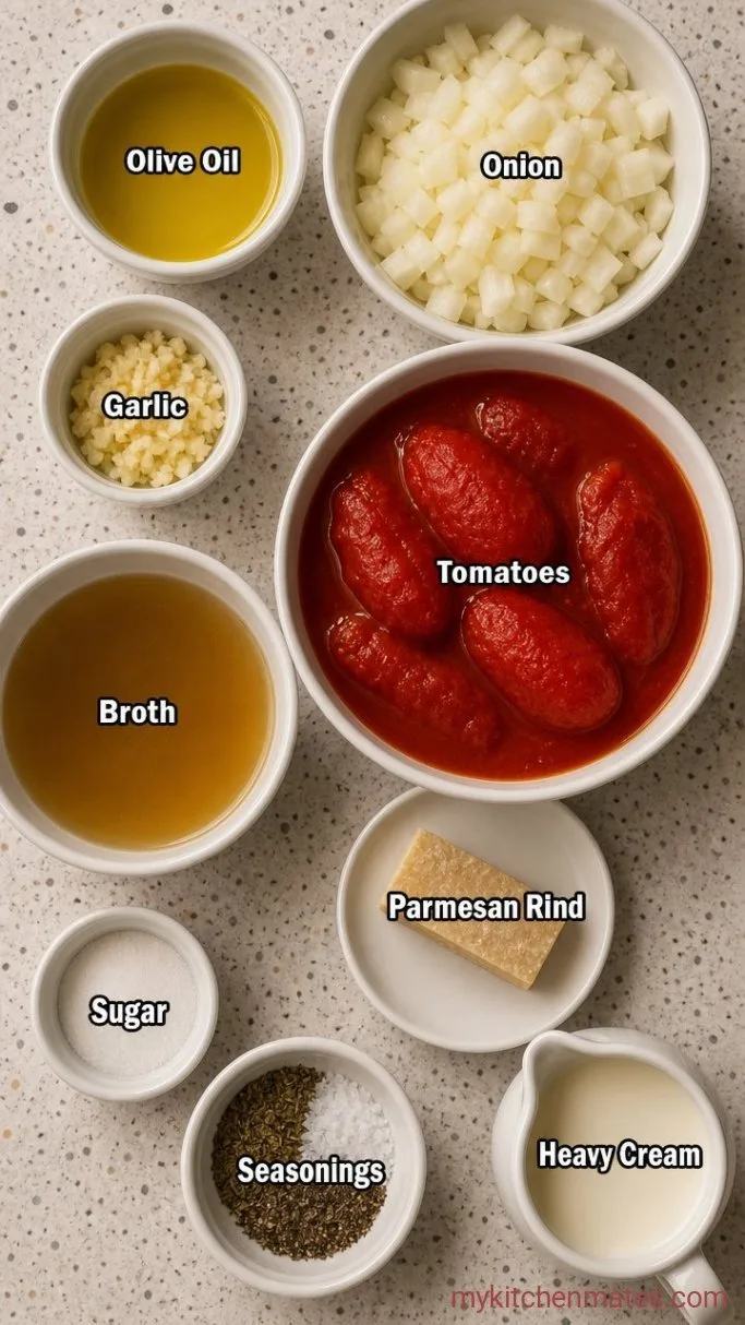 30-Minute Copycat Panera Tomato Soup Ingredients