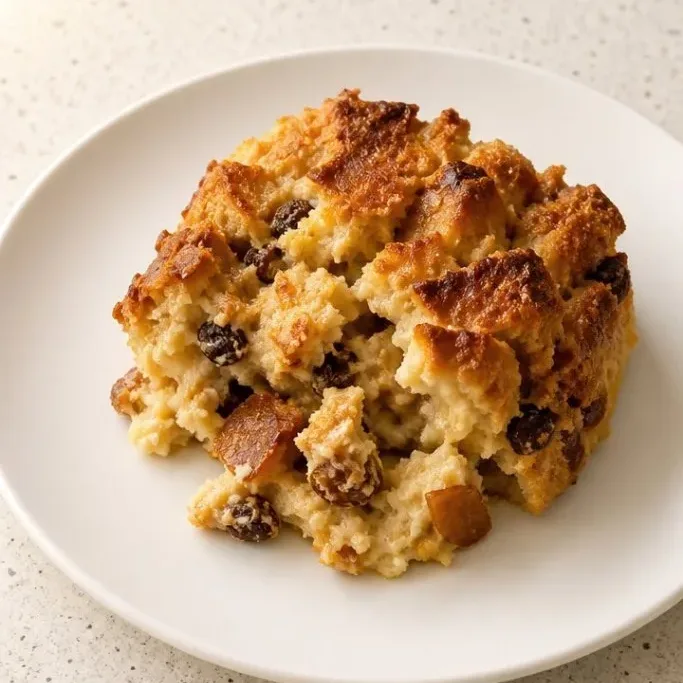 Leftover Panettone Bread Pudding with Vanilla Custard Panettone Bread Pudding