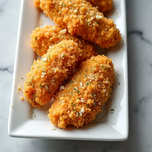 Parmesan Crusted Baked Chicken Tenders