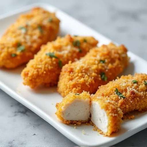 Parmesan Herb-Crusted Chicken Strips