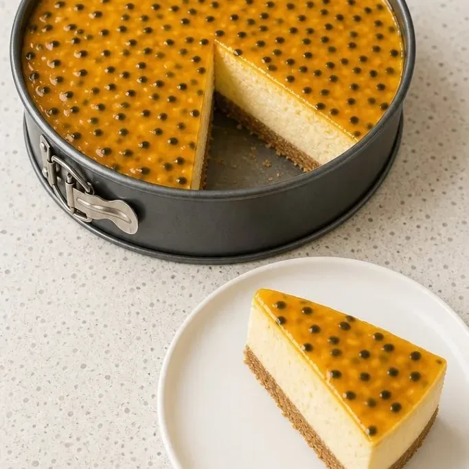 No-Bake Passion Fruit Cheesecake Passion Fruit Cheesecake