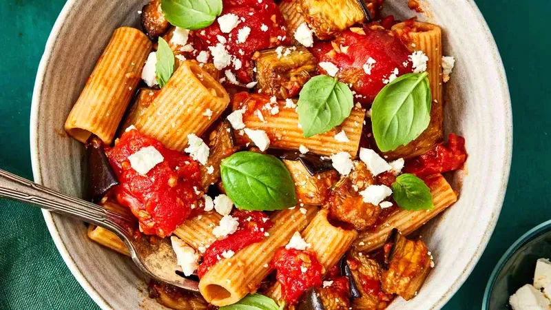 Pasta alla Norma Food photo of Pasta alla Norma