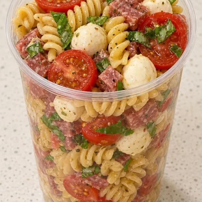 Grab-and-Go Pasta Salad Cups Pasta Salad Cups