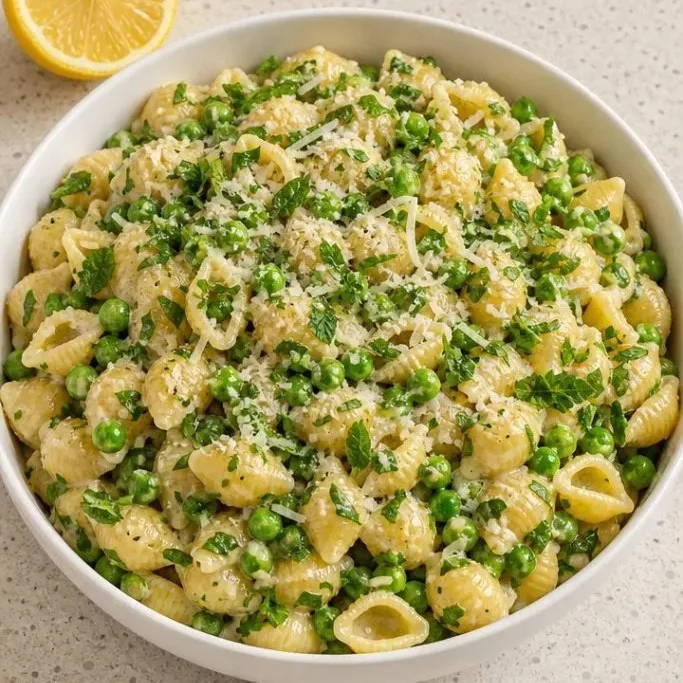 Spring Pea Pasta Salad with Lemon and Mint Pea Pasta Salad