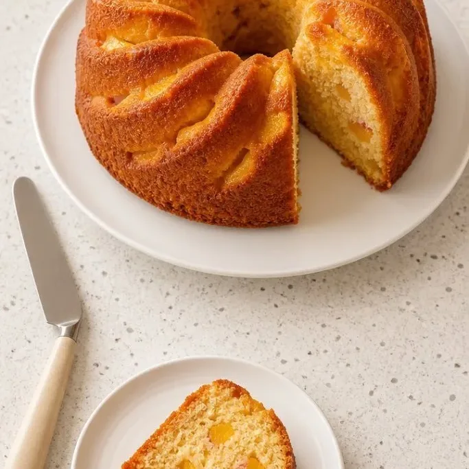 Peach Bundt Cake