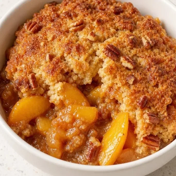 Peach Dump Cake