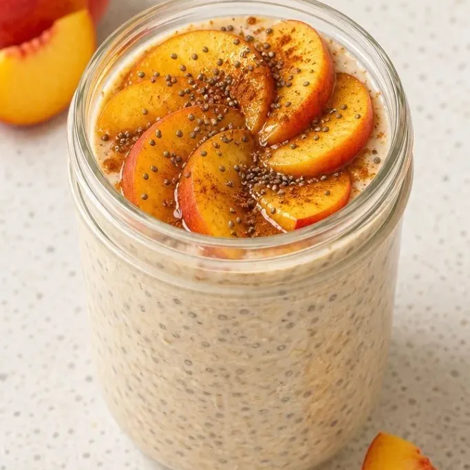 Peach Overnight Oats