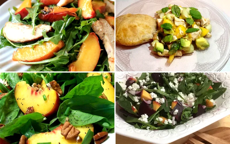 10 Fresh Peach Salad Ideas for Your Summer Table