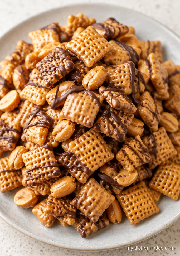 Peanut Butter Chocolate Chex Mix