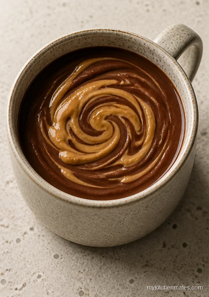 11 Crock Pot Hot Chocolate Recipes That Stay Warm for Hours Peanut Butter Cup Crock Pot Hot Chocolate